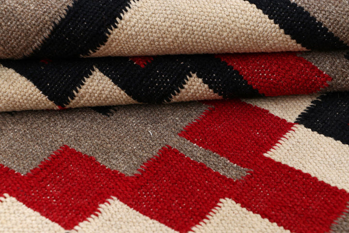 Multi Colored Kilim 3' 1 x 4' 11 - No. 66685 - ALRUG Rug Store