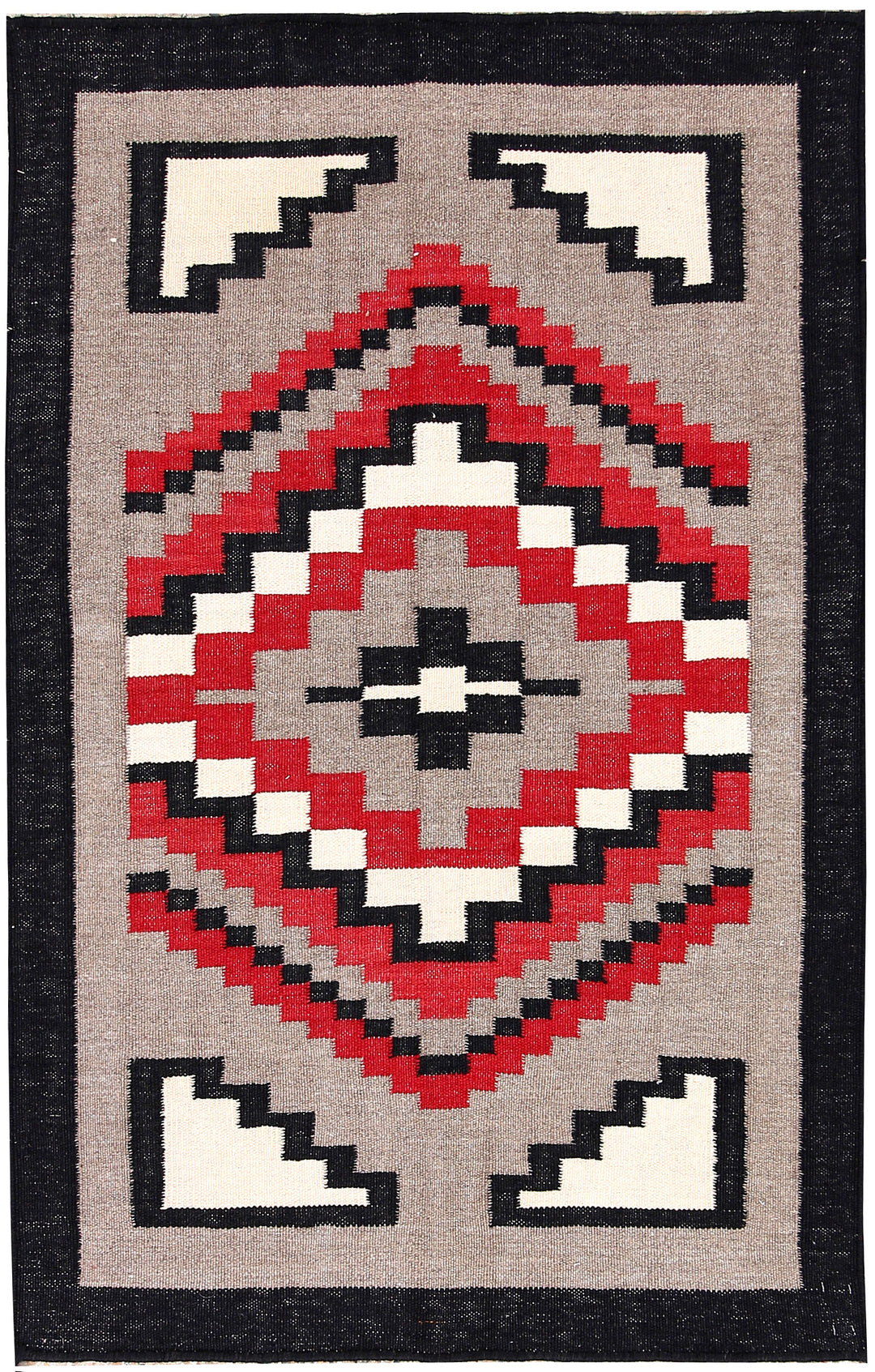 Multi Colored Kilim 3' 1 x 4' 11 - No. 66685 - ALRUG Rug Store