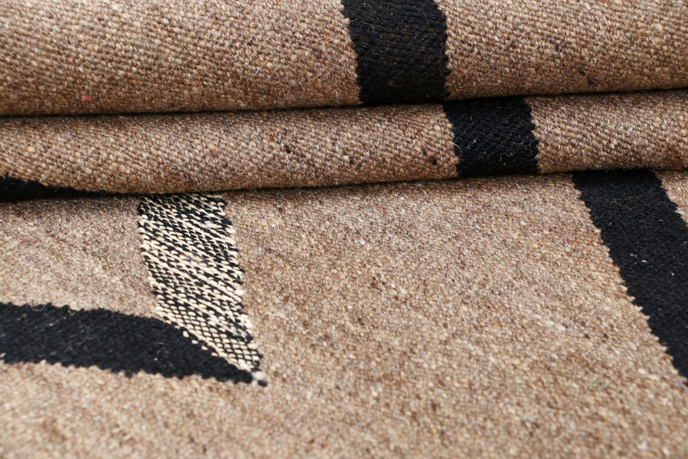 Multi Colored Kilim 4' 4 x 6' - No. 66686 - ALRUG Rug Store