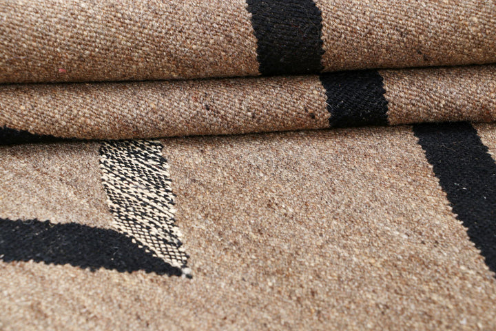 Multi Colored Kilim 4' 4 x 6' - No. 66686 - ALRUG Rug Store