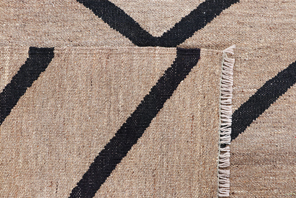 Multi Colored Kilim 4' 4 x 6' - No. 66686 - ALRUG Rug Store