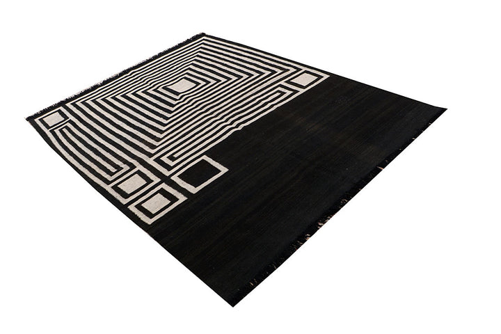 Multi Colored Kilim 5' 1 x 6' 6 - No. 66690 - ALRUG Rug Store