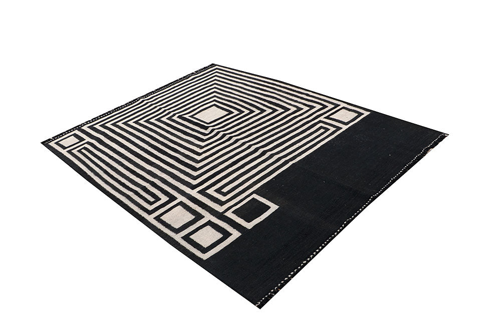 Multi Colored Kilim 5' 1 x 6' 3 - No. 66691 - ALRUG Rug Store