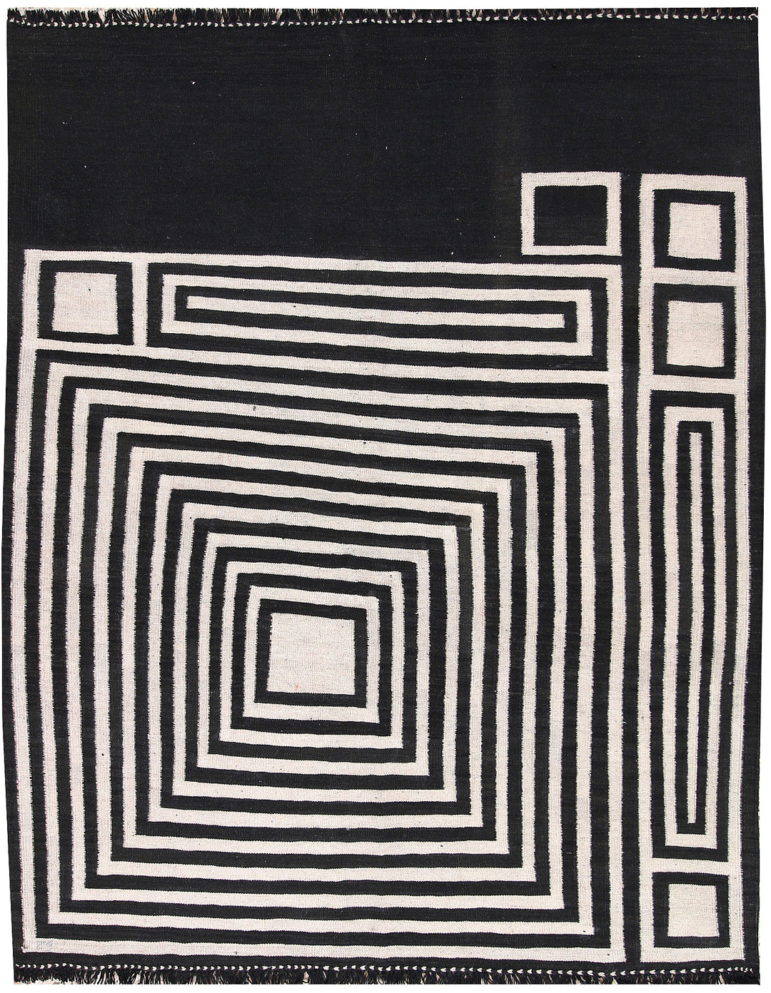 Multi Colored Kilim 5' 1 x 6' 3 - No. 66691 - ALRUG Rug Store