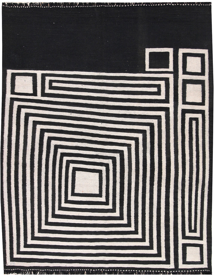 Multi Colored Kilim 5' 1 x 6' 3 - No. 66691 - ALRUG Rug Store