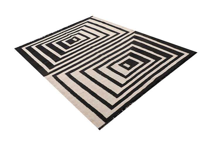 Multi Colored Kilim 5' x 6' 5 - No. 66692 - ALRUG Rug Store