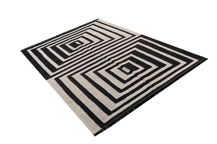 Multi Colored Kilim 4' 11 x 6' 9 - No. 66694 - ALRUG Rug Store