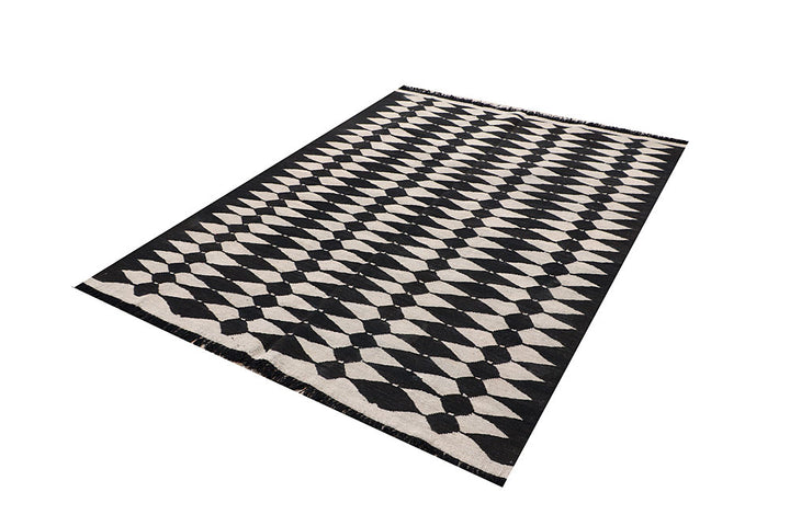 Multi Colored Kilim 4' 10 x 6' 4 - No. 66698 - ALRUG Rug Store