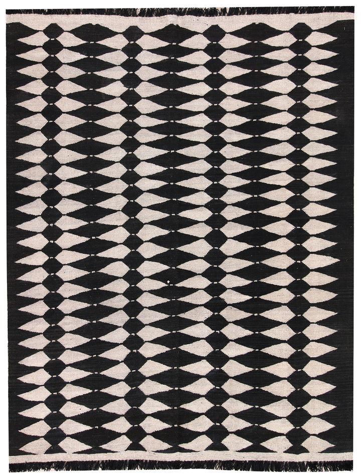 Multi Colored Kilim 4' 10 x 6' 4 - No. 66698 - ALRUG Rug Store