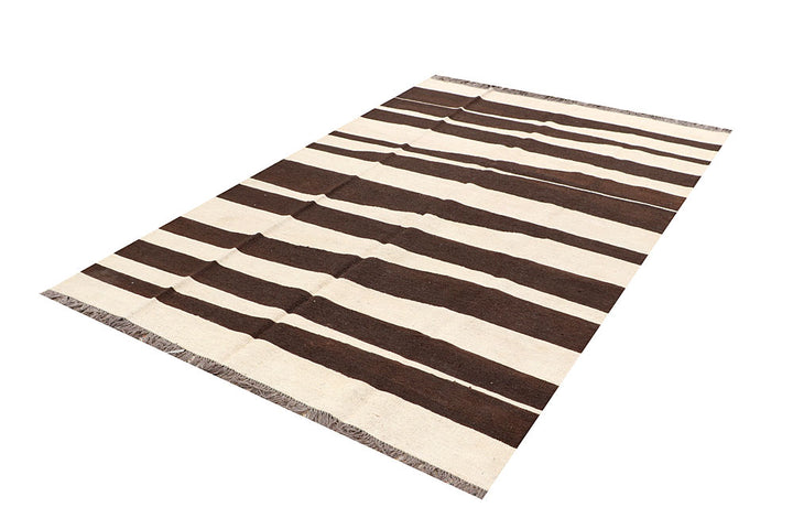 Multi Colored Kilim 5' 7 x 8' 2 - No. 66699 - ALRUG Rug Store