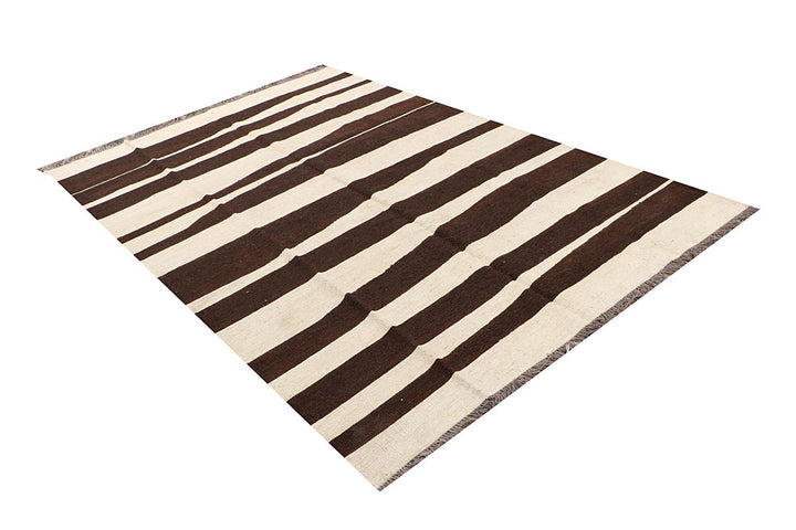 Multi Colored Kilim 5' 7 x 8' 2 - No. 66699 - ALRUG Rug Store