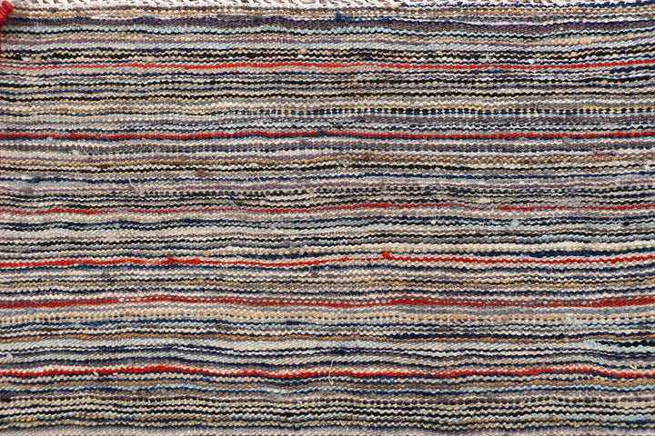Multi Colored Kilim 4' 11 x 8' - No. 66700 - ALRUG Rug Store