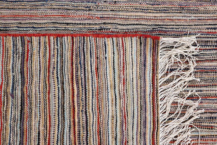 Multi Colored Kilim 4' 11 x 8' - No. 66700 - ALRUG Rug Store