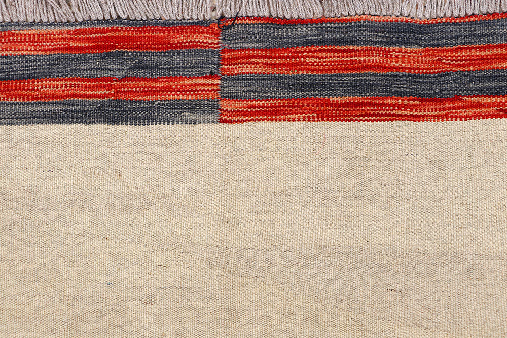Multi Colored Kilim 4' 9 x 6' 6 - No. 66704 - ALRUG Rug Store