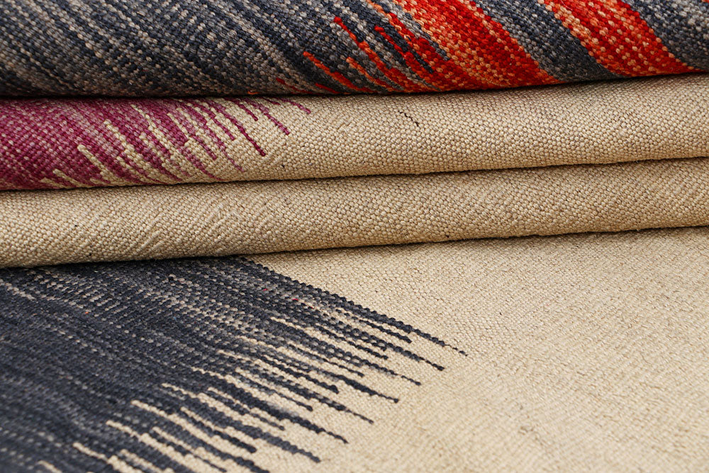 Multi Colored Kilim 4' 9 x 6' 6 - No. 66704 - ALRUG Rug Store