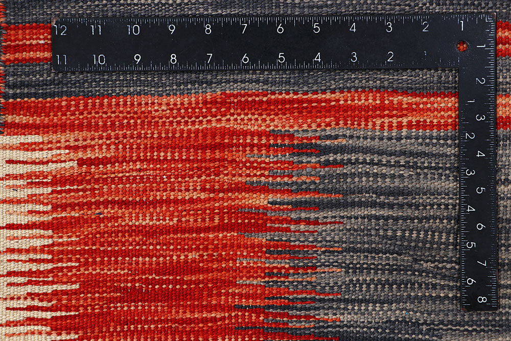 Multi Colored Kilim 4' 9 x 6' 6 - No. 66704 - ALRUG Rug Store