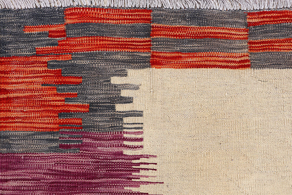 Multi Colored Kilim 4' 9 x 6' 8 - No. 66705 - ALRUG Rug Store