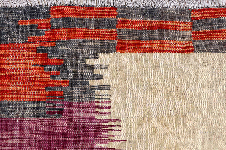Multi Colored Kilim 4' 9 x 6' 8 - No. 66705 - ALRUG Rug Store
