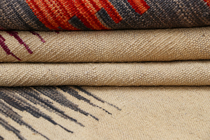 Multi Colored Kilim 4' 9 x 6' 8 - No. 66705 - ALRUG Rug Store