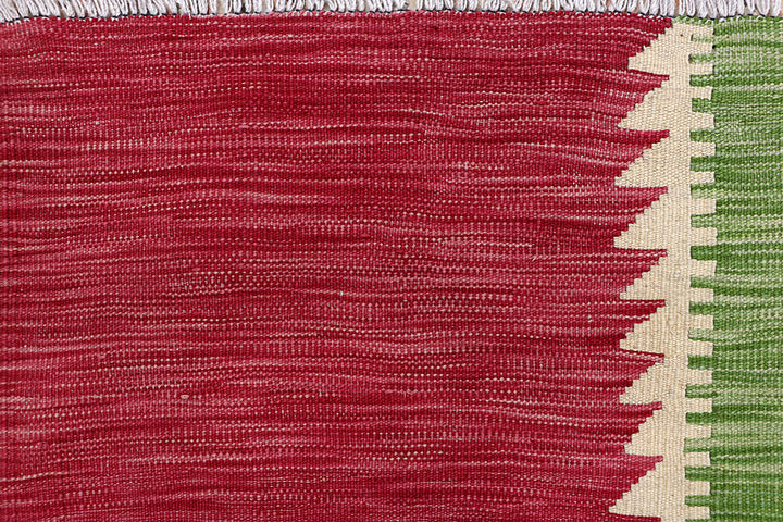 Multi Colored Kilim 5' 1 x 6' 6 - No. 66706 - ALRUG Rug Store