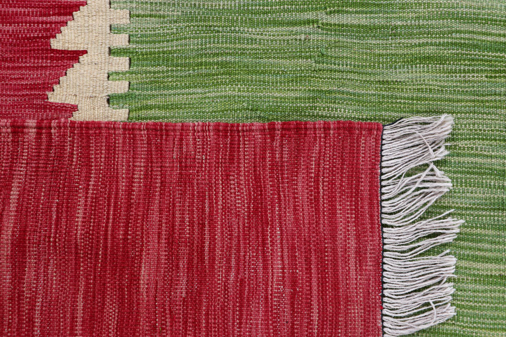 Multi Colored Kilim 5' 1 x 6' 6 - No. 66706 - ALRUG Rug Store