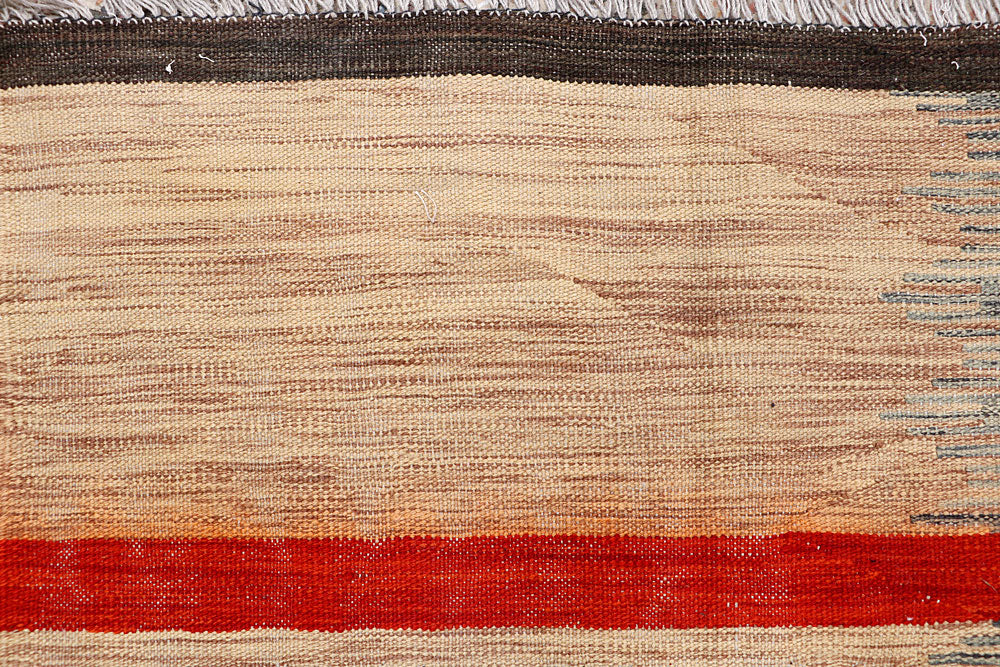 Multi Colored Kilim 6' 3 x 9' 8 - No. 66707 - ALRUG Rug Store