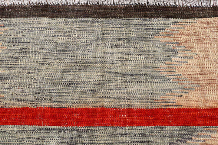 Multi Colored Kilim 6' 3 x 9' 8 - No. 66707 - ALRUG Rug Store