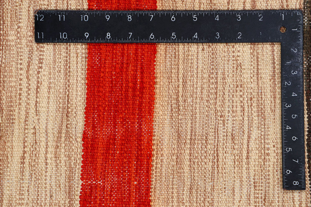 Multi Colored Kilim 6' 3 x 9' 8 - No. 66707 - ALRUG Rug Store