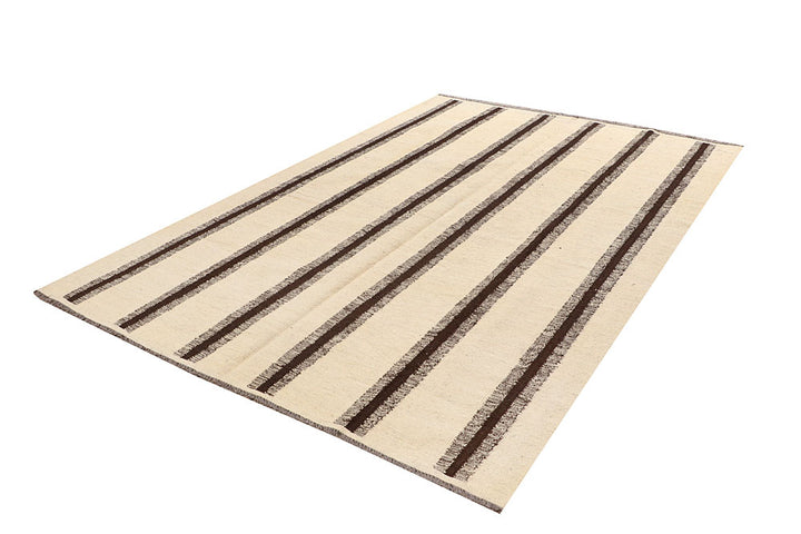 Multi Colored Kilim 6' 2 x 8' 11 - No. 66709 - ALRUG Rug Store