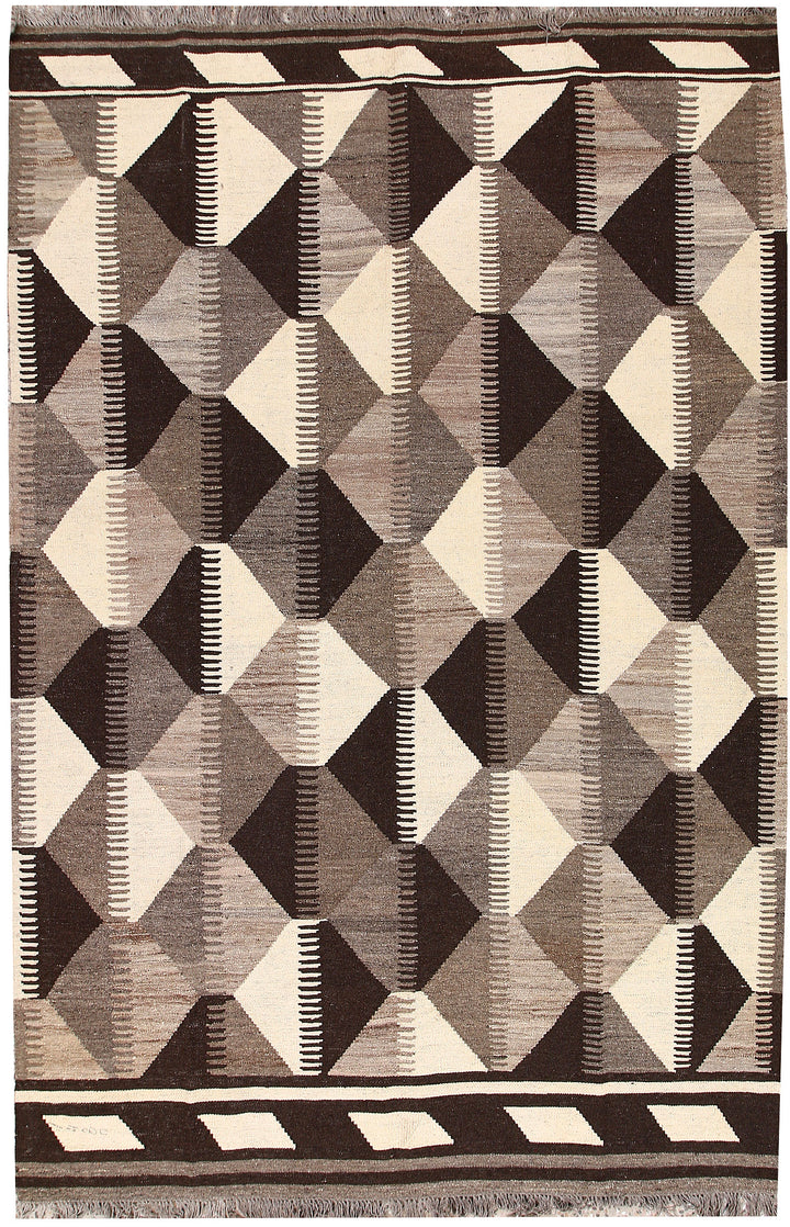 Multi Colored Kilim 5' 11 x 8' 11 - No. 66710 - ALRUG Rug Store