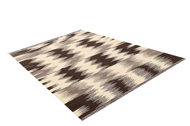 Multi Colored Kilim 5' 11 x 8' 9 - No. 66711 - ALRUG Rug Store