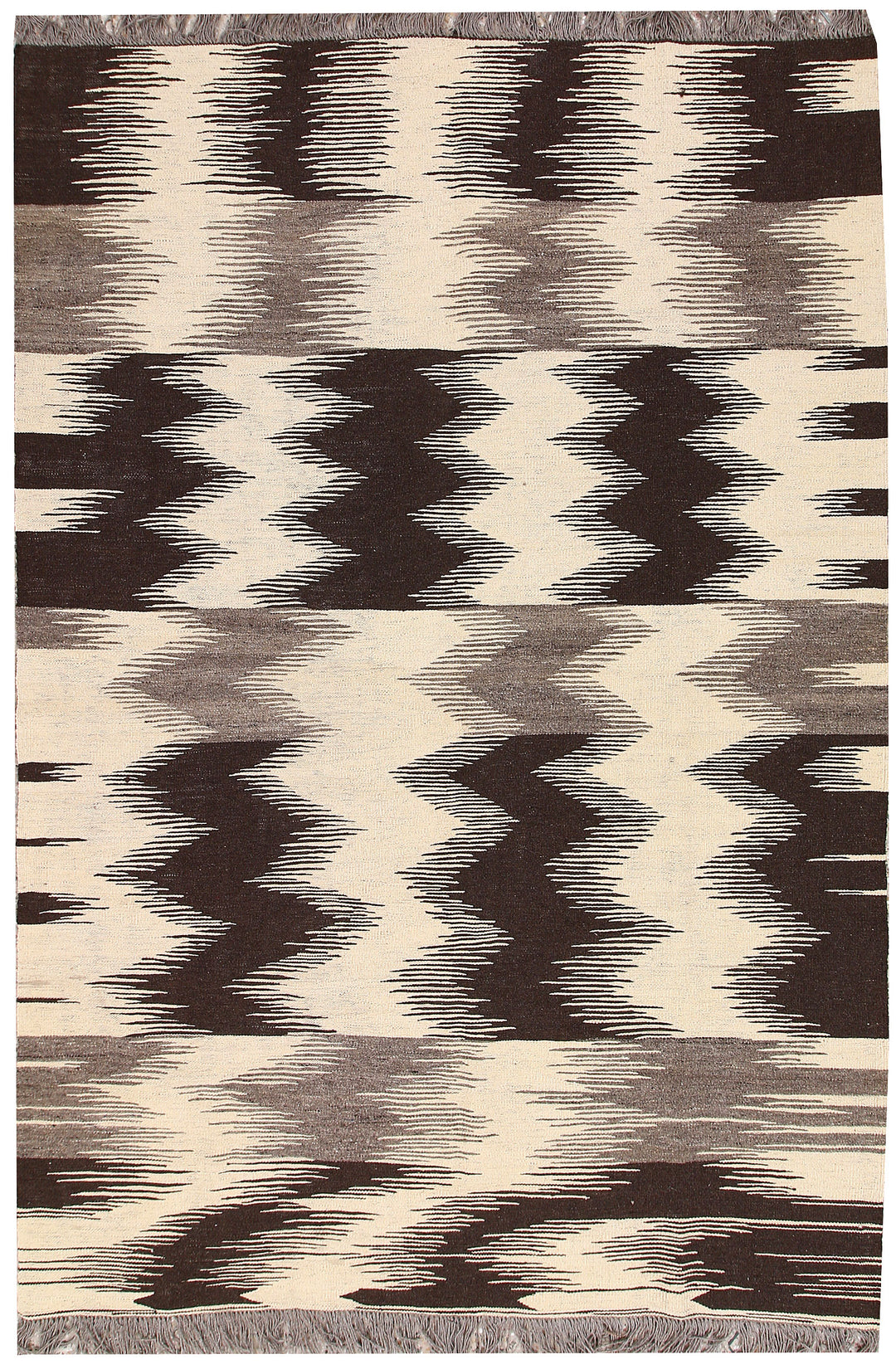 Multi Colored Kilim 5' 11 x 8' 9 - No. 66711 - ALRUG Rug Store