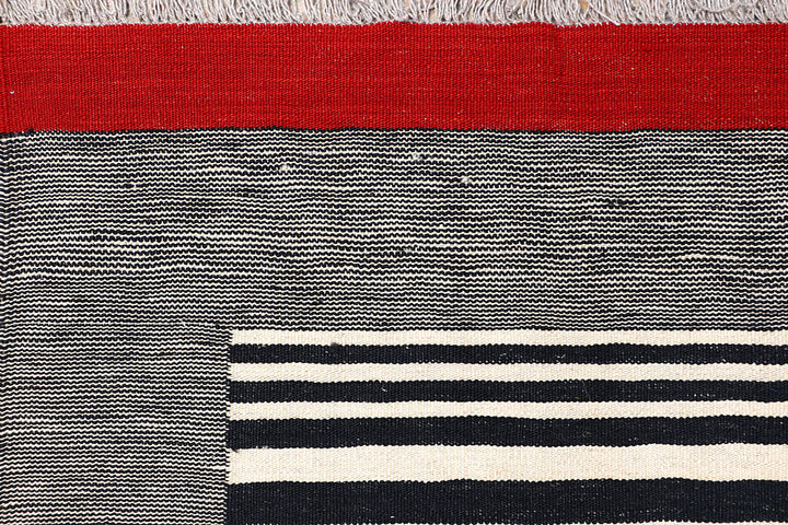 Multi Colored Kilim 6' 8 x 9' 10 - No. 66713 - ALRUG Rug Store