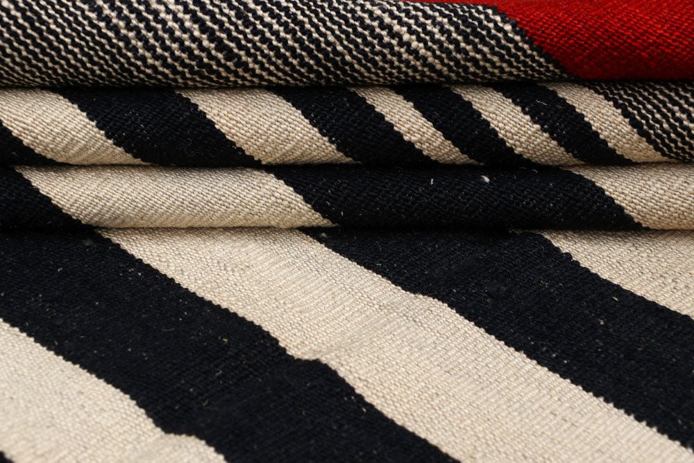 Multi Colored Kilim 6' 8 x 9' 10 - No. 66713 - ALRUG Rug Store