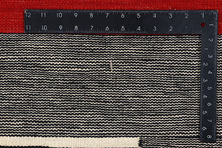 Multi Colored Kilim 6' 8 x 9' 10 - No. 66713 - ALRUG Rug Store