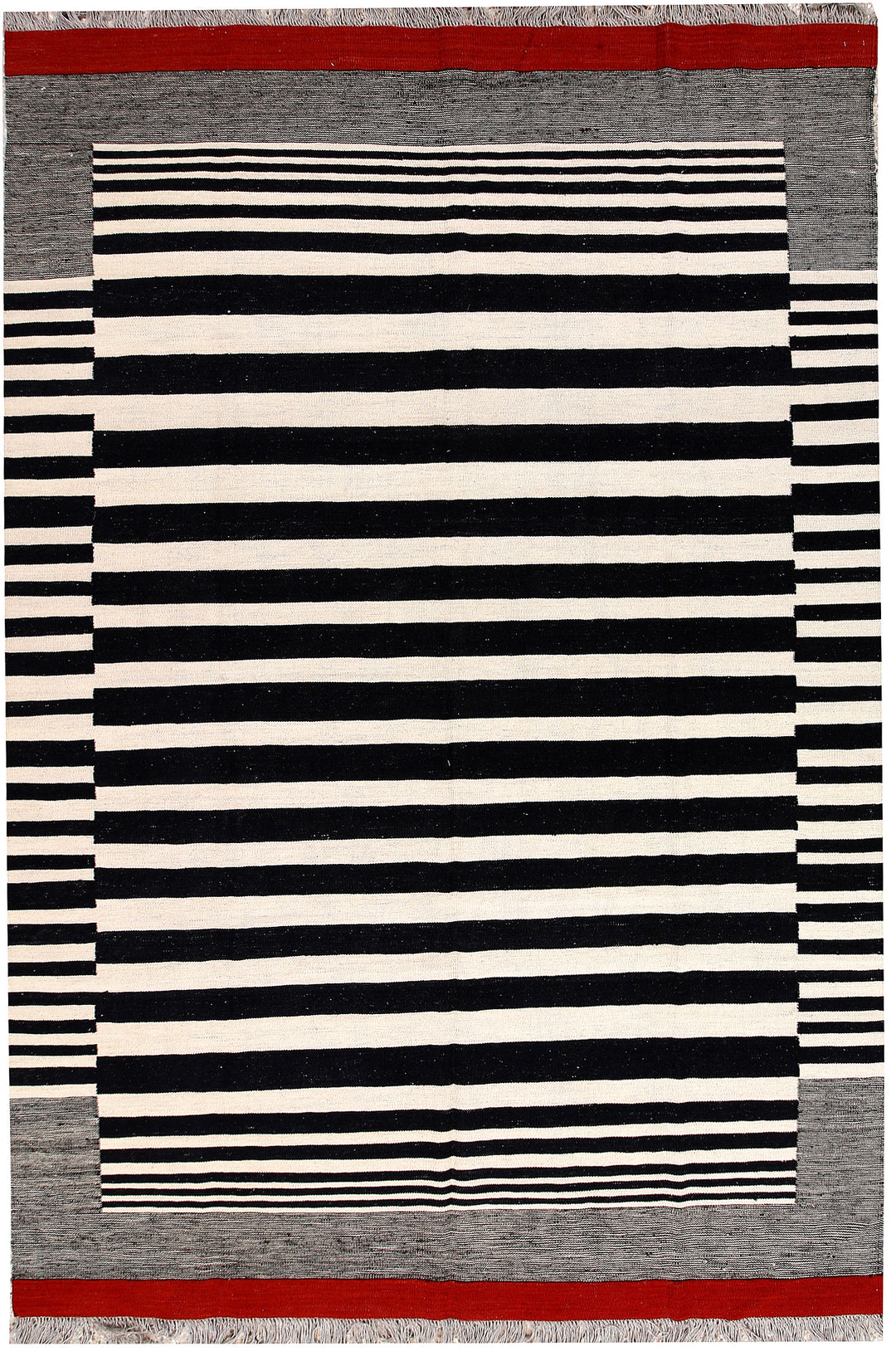 Multi Colored Kilim 6' 8 x 9' 10 - No. 66713 - ALRUG Rug Store