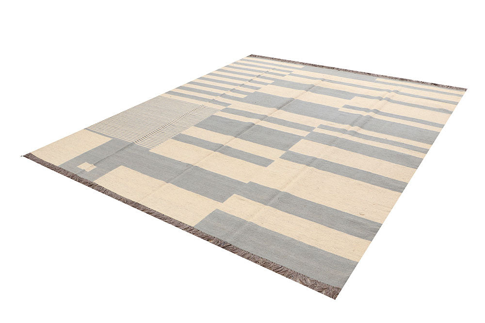 Multi Colored Kilim 8' 7 x 9' 9 - No. 66715 - ALRUG Rug Store