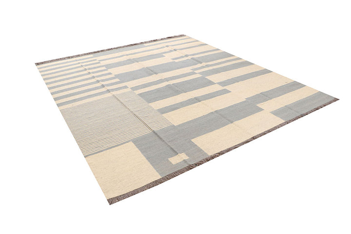 Multi Colored Kilim 8' 7 x 9' 9 - No. 66715 - ALRUG Rug Store