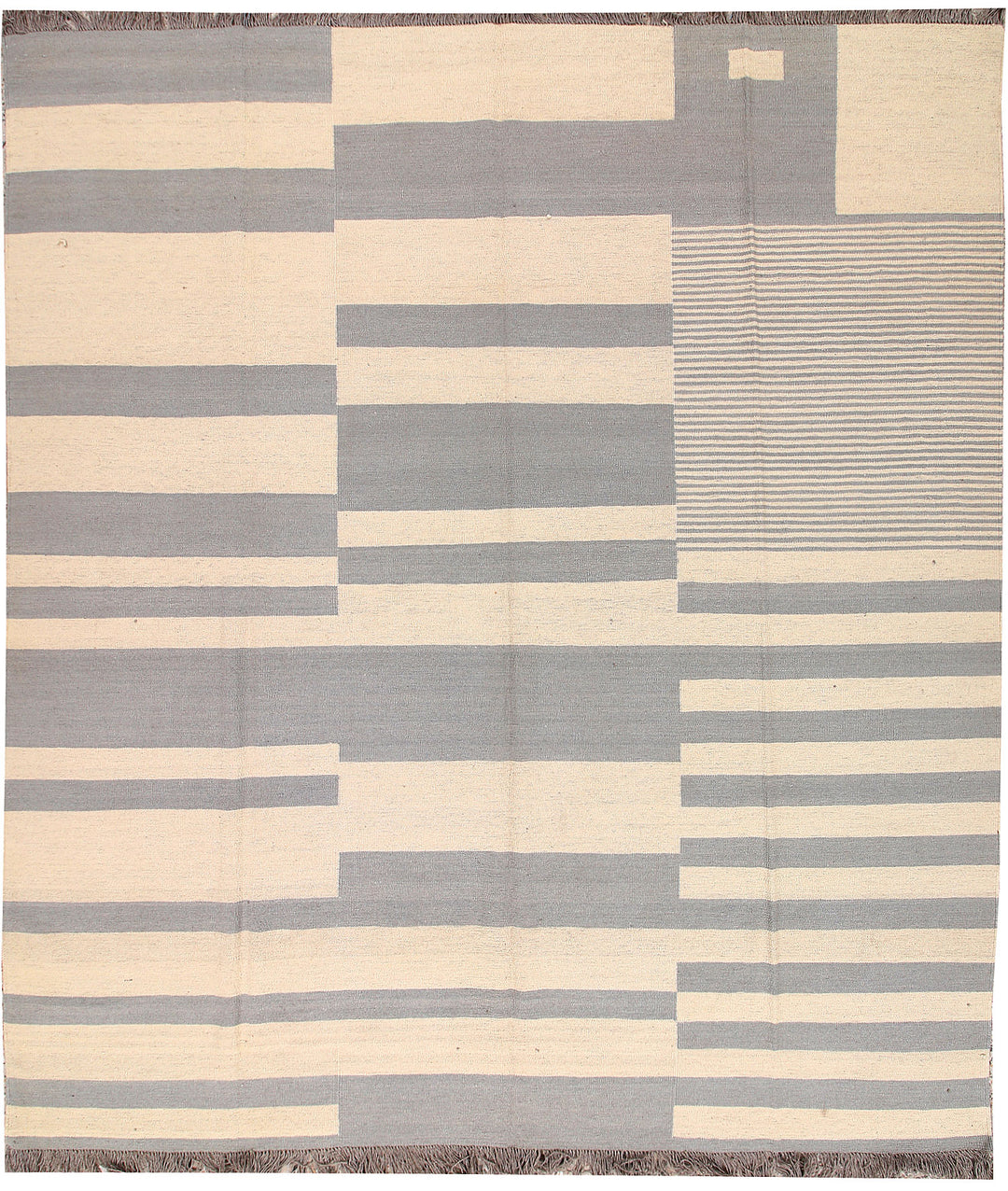 Multi Colored Kilim 8' 7 x 9' 9 - No. 66715 - ALRUG Rug Store