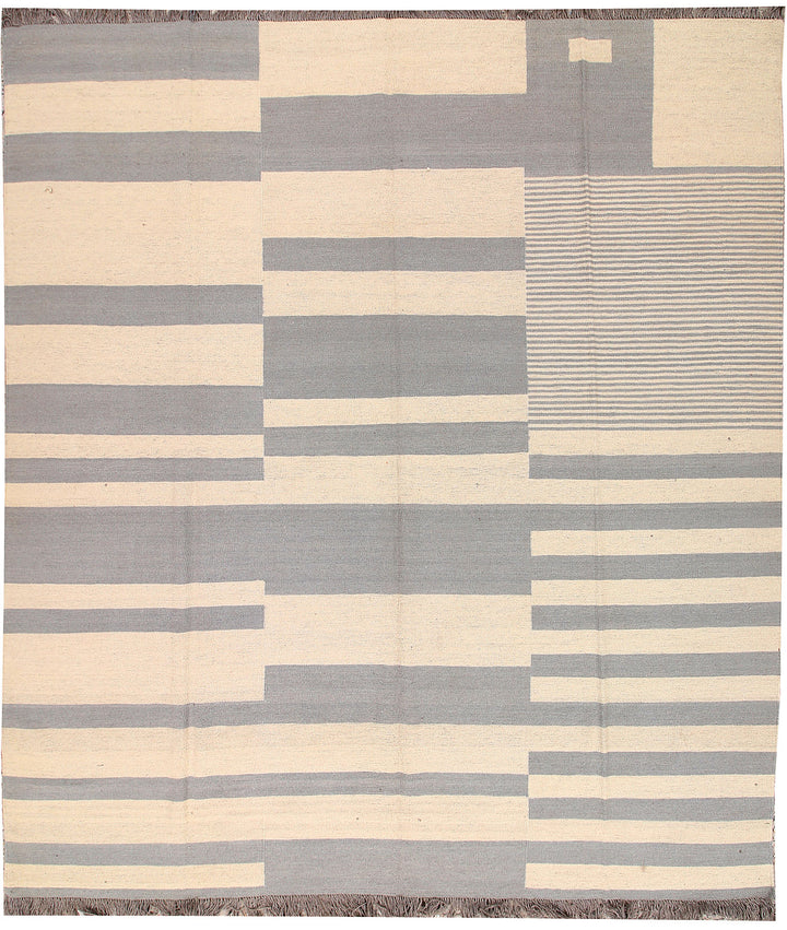 Multi Colored Kilim 8' 7 x 9' 9 - No. 66715 - ALRUG Rug Store