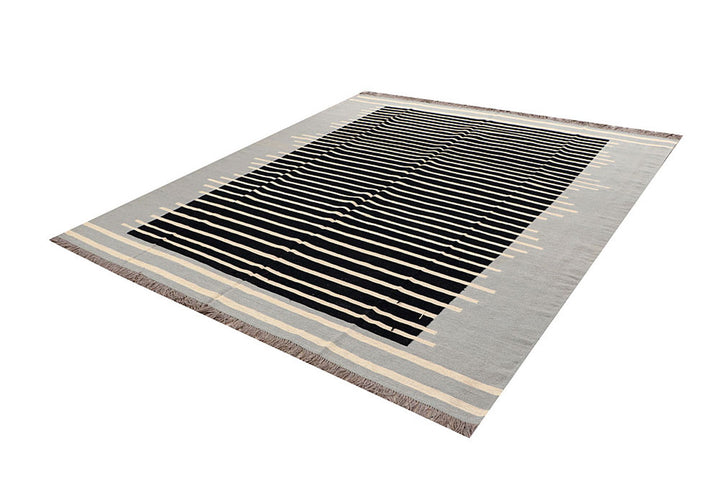 Multi Colored Kilim 8' 1" x 9' 5" - No. 66717 - ALRUG Rug Store