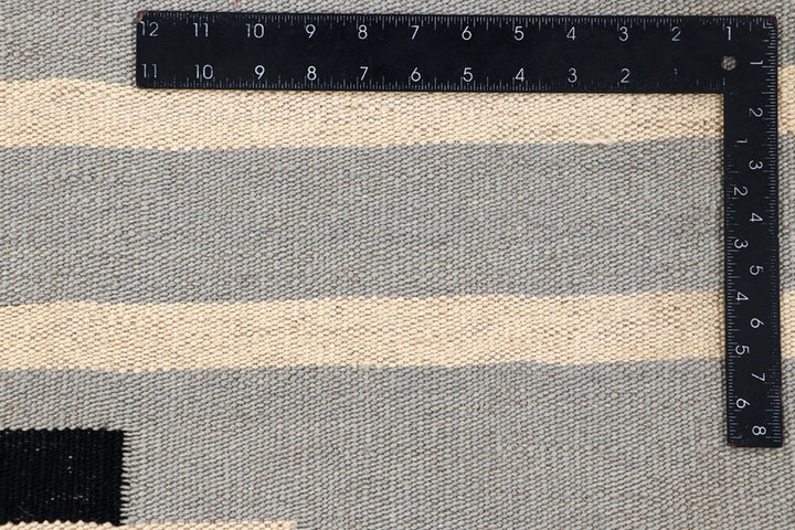 Multi Colored Kilim 8' 1" x 9' 5" - No. 66717 - ALRUG Rug Store