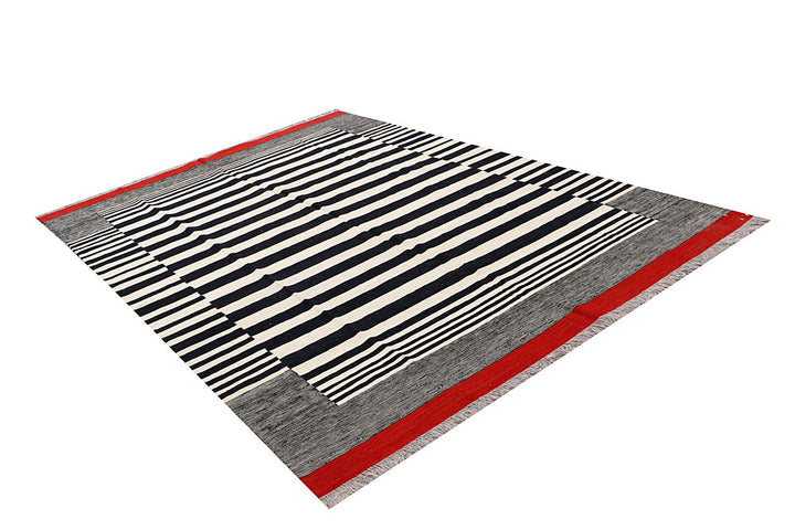 Multi Colored Kilim 6' 8 x 9' 9 - No. 66719 - ALRUG Rug Store