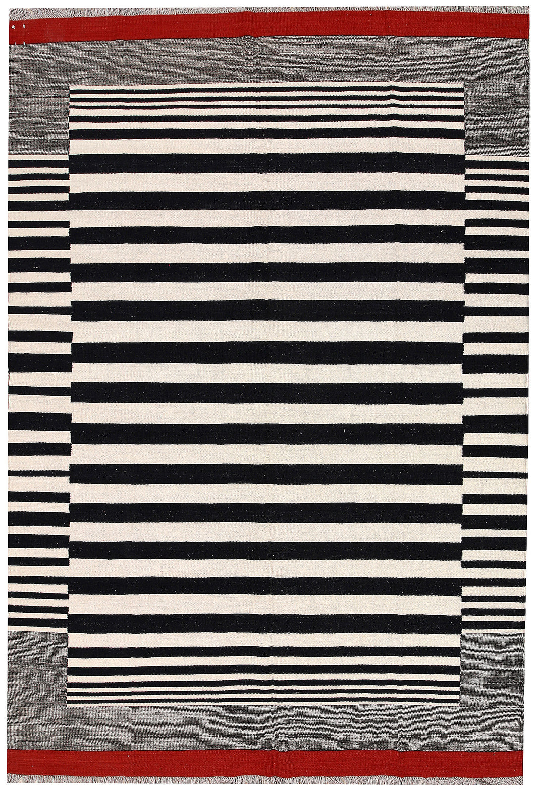 Multi Colored Kilim 6' 8 x 9' 9 - No. 66719 - ALRUG Rug Store