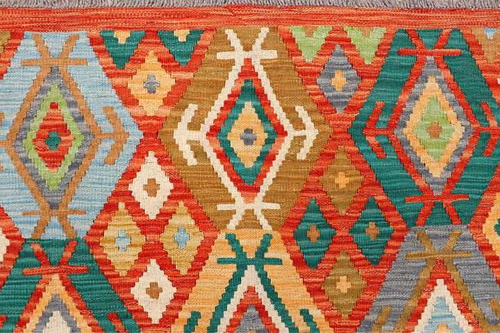 Multi Colored Kilim 5' 1 x 6' 4 - No. 66720 - ALRUG Rug Store