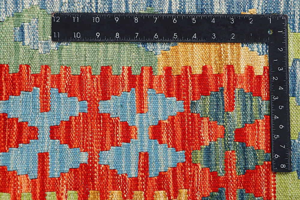 Multi Colored Kilim 5' 1 x 6' 5 - No. 66721 - ALRUG Rug Store