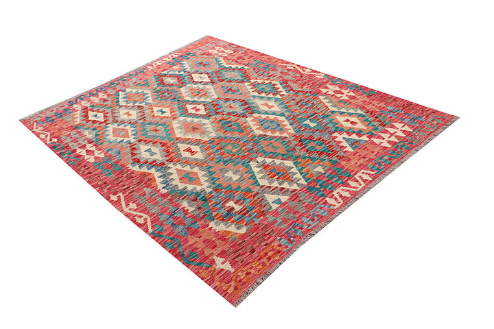 Multi Colored Kilim 5' 1 x 6' 4 - No. 66722 - ALRUG Rug Store