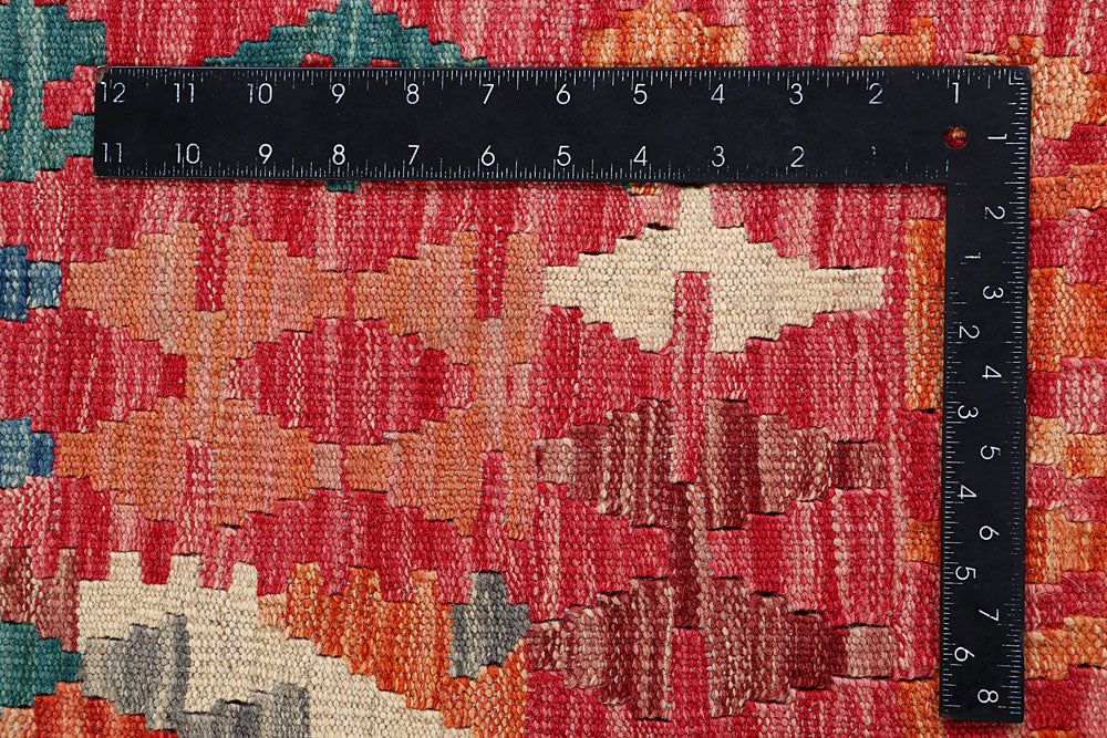 Multi Colored Kilim 5' 1 x 6' 4 - No. 66722 - ALRUG Rug Store