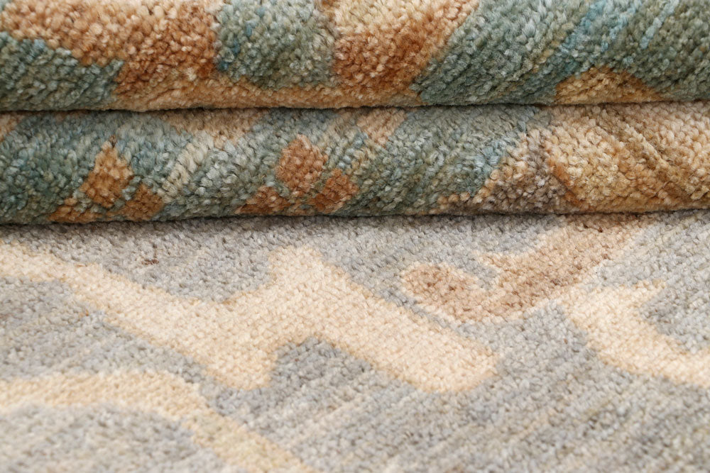 Silver Oushak 8' 2 x 9' 11 - No. 66724 - ALRUG Rug Store