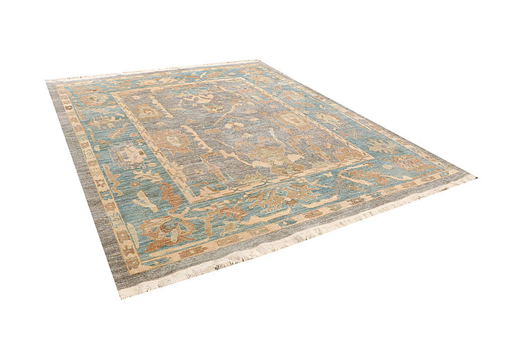 Silver Oushak 8' 2 x 9' 11 - No. 66724 - ALRUG Rug Store